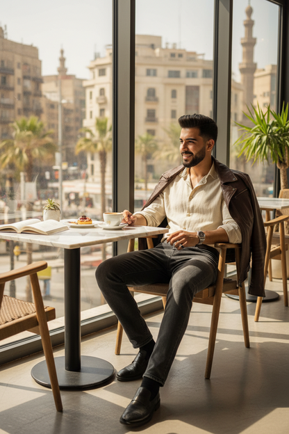 جينز سادة رجالي تركي — قطن 95% | مقاسات 30 حتى 50